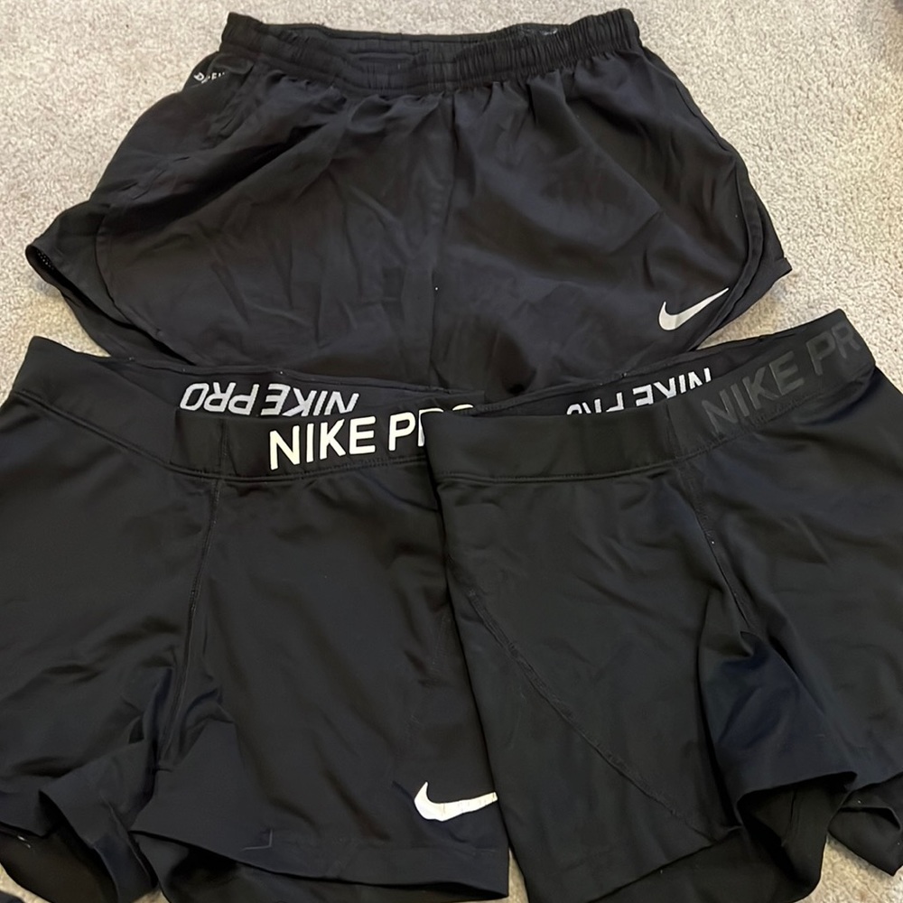 Nike athletic shorts/ bike shorts size XS - all 3 $25